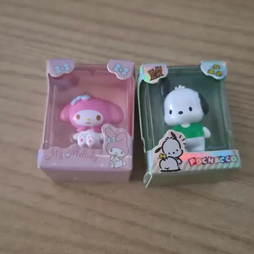 [BUNJANG] Sanrio My Melody Pochacco Rice Ball Figure Set / 산리오 마이멜로디 포차코 쌀알 피규어