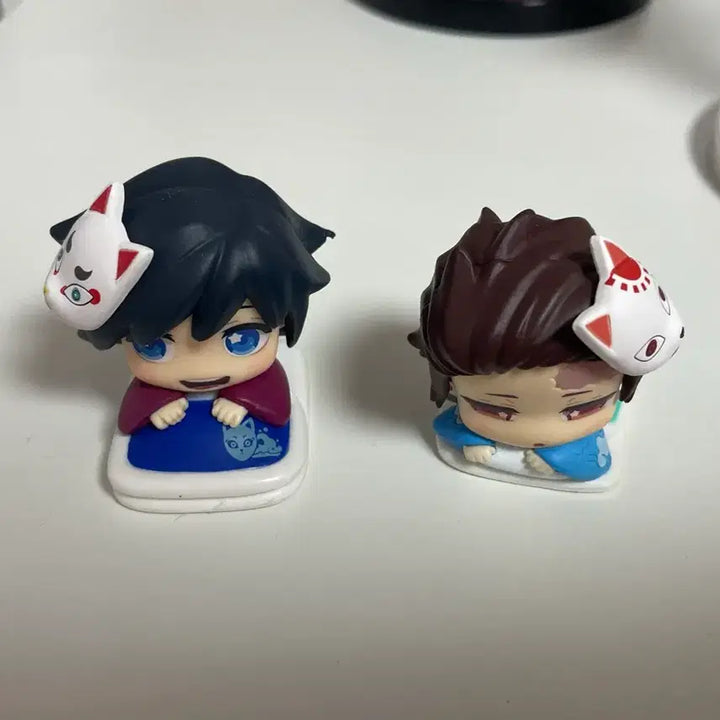 [BUNJANG] Demon Slayer: Kimetsu no Yaiba Onemutan Gacha Figures - Giyu &amp; Tanjiro Bundle Set / (일괄) 귀칼 귀멸의칼날 오네무탄 가챠 기유 탄지로 일괄판매