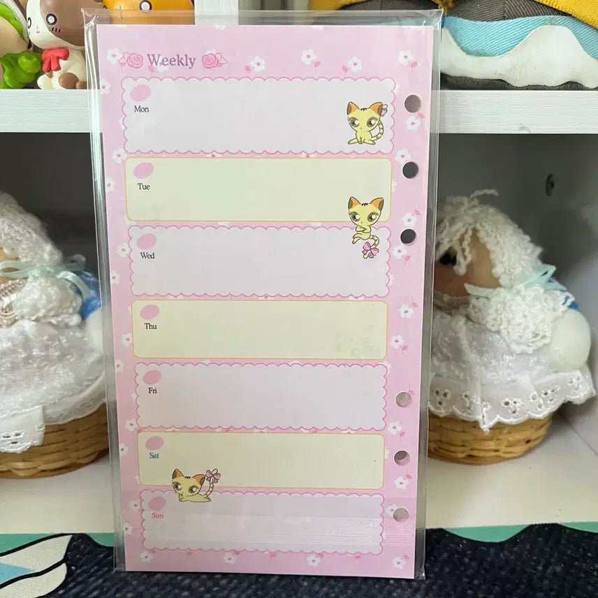 [BUNJANG] Yum 6-Ring Diary Inserts / 고전문구 얌 6공 다이어리 속지