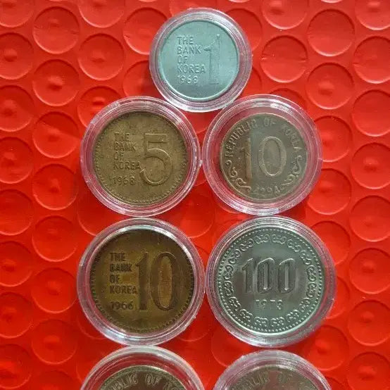 [BUNJANG] Bank of Korea Coin Set (1, 5, 10, 50, 100 Won) / 한국은행 주화 1원, 5원, 10원, 50원, 100원 세트