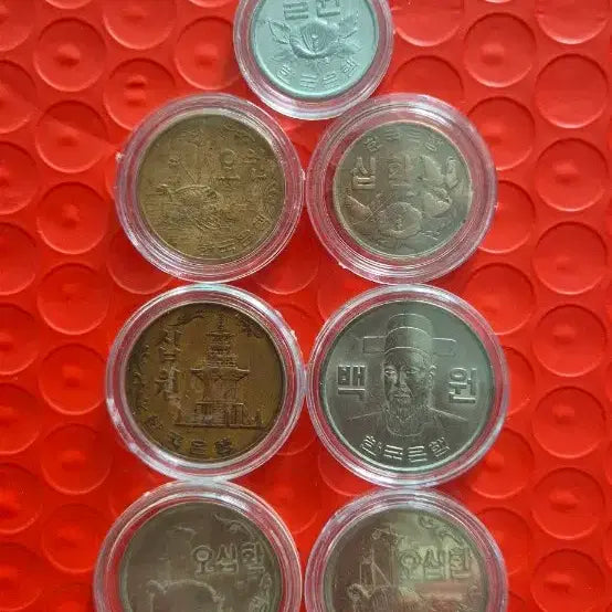 [BUNJANG] Bank of Korea Coin Set (1, 5, 10, 50, 100 Won) / 한국은행 주화 1원, 5원, 10원, 50원, 100원 세트