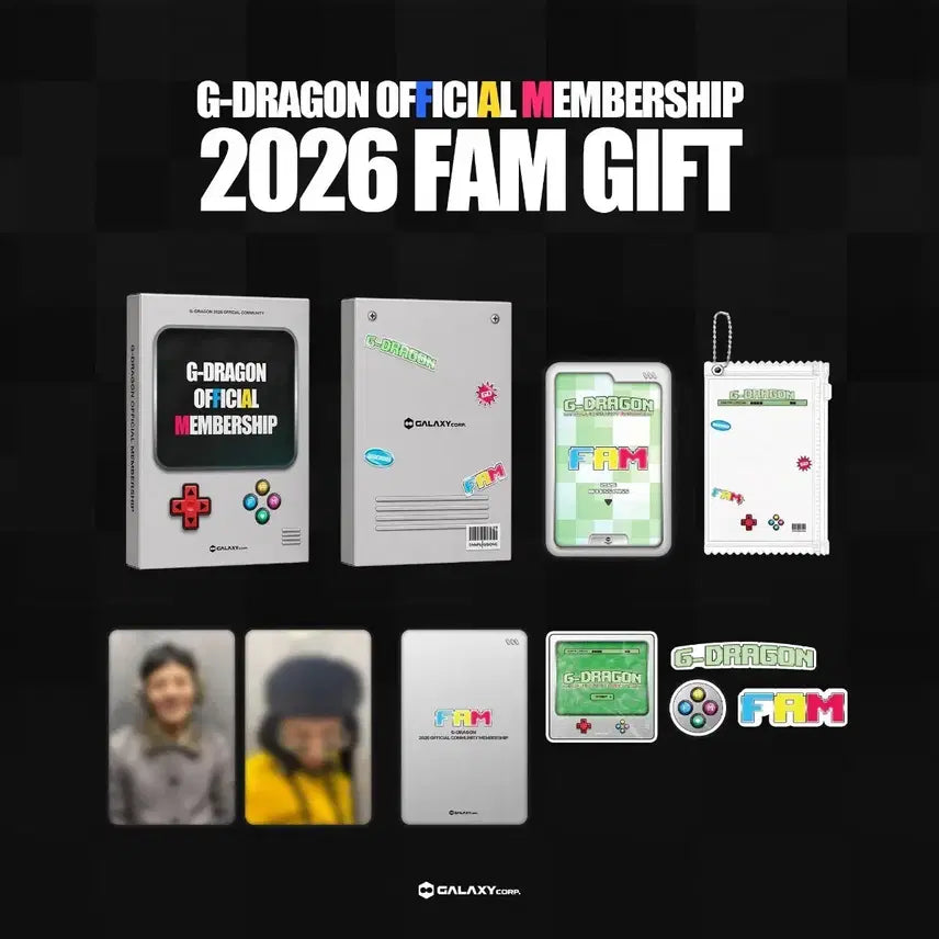 [BUNJANG] G-Dragon Official Membership 2026 Fan Club Kit / 지디 팬클럽 키트