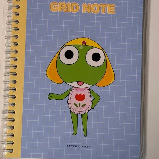 [BUNJANG] Keroro A5 Grid Notebook / A5사이즈 케로로 노트