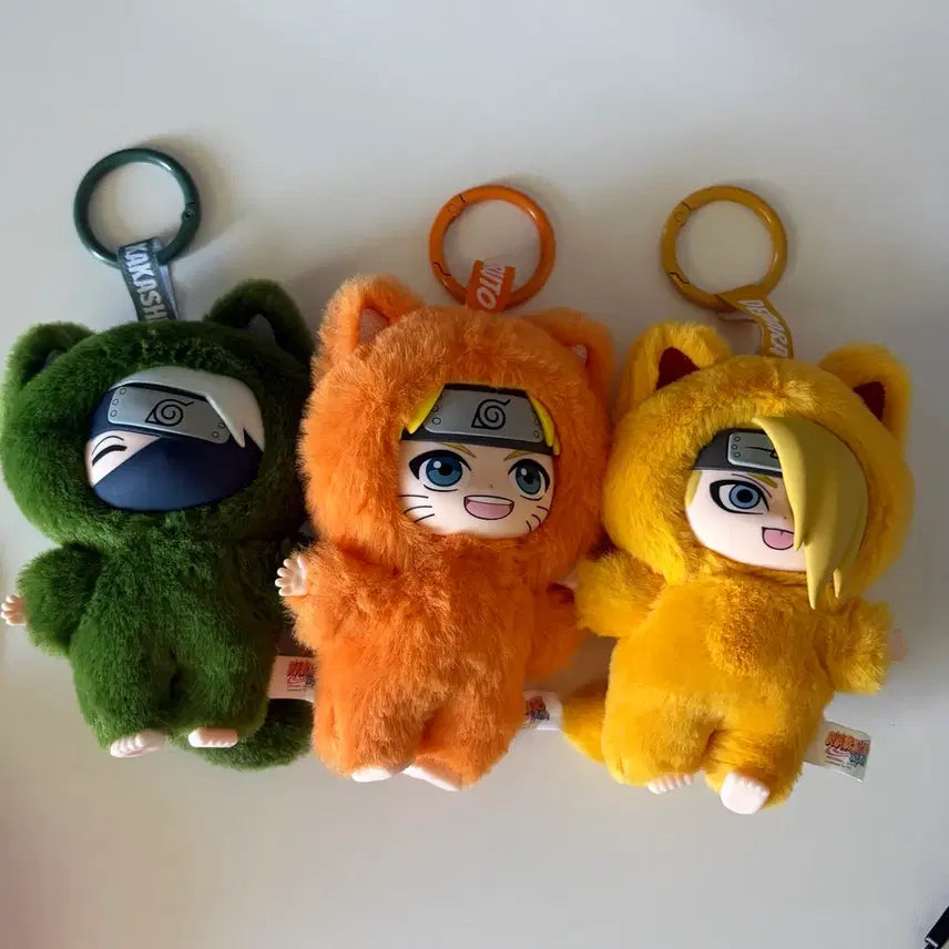 [BUNJANG] Naruto Kakashi Deidara Kitten Land Plush Dolls Bundle / 나루토 카카시 데이다라 키튼랜드 인형 누이 굿즈