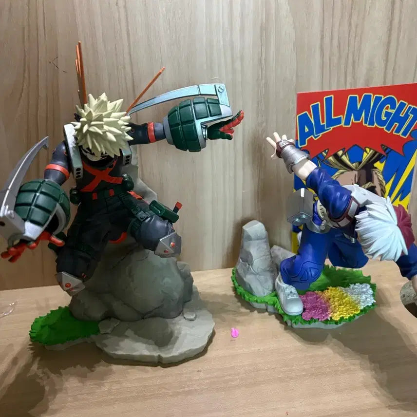 [BUNJANG] My Hero Academia Bakugo &amp; Todoroki Bundle Set Figure / (최저가!) 바쿠고,쇼토 피규어 일관 판매 합니다 (박스 있어요!)