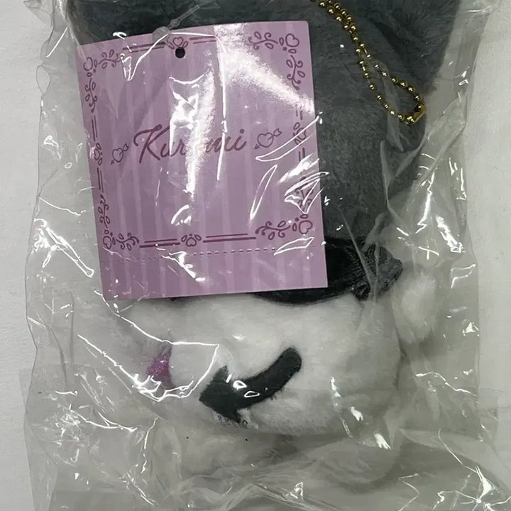 [BUNJANG] Kuromi Velour Ribbon Mascot - Sealed / 벨로아 리본 쿠로미 마스코트