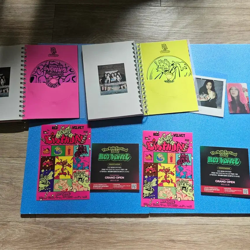 [BUNJANG] Red Velvet Birthday Photobook Album Set w/ Seulgi Photocard / (단순개봉) 레드벨벳 벌스데이 birthday 포토북 앨범 커버2종 일괄 슬기포카포함