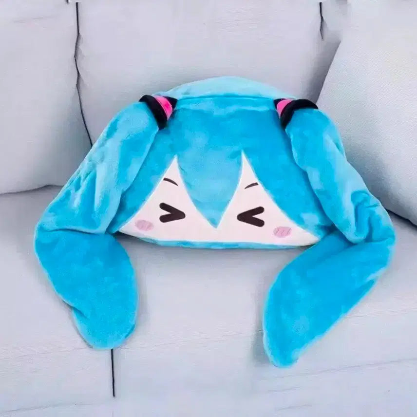 [BUNJANG] Hatsune Miku Hooded Blanket / 덤스티커) 하츠네 미쿠 담요 후드 인형 프로젝트 세카이