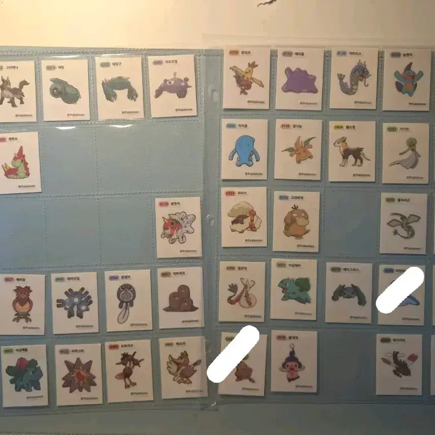 [BUNJANG] Pokemon Stickers / 포켓몬 띠부씰 개당 1000원