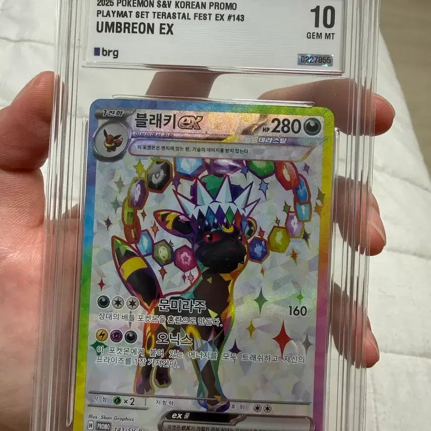 [BUNJANG] Pokemon Card Umbreon Terastal Promo (BRG 10 Graded) / 포캣몬카드 블래키 테라스탈 프로모 BRG10등급 판매합니다!