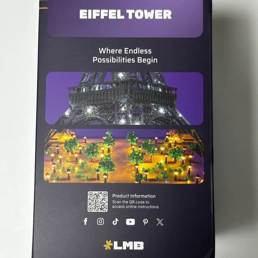 [BUNJANG] LightMyBricks Eiffel Tower LED Light Kit for LEGO 10307 / 레고 10307 라이트마이브릭스 에펠탑 LED