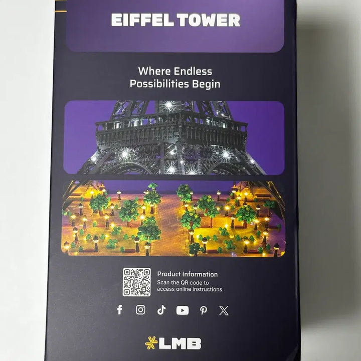 [BUNJANG] LightMyBricks Eiffel Tower LED Light Kit for LEGO 10307 / 레고 10307 라이트마이브릭스 에펠탑 LED