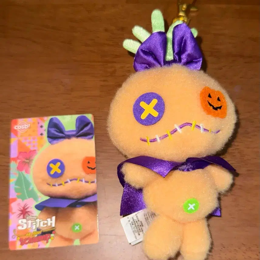 [BUNJANG] Scrumph Halloween Keychain Doll Figure / 스크럼프 키링 스티치 친구 할로윈 인형 피규어