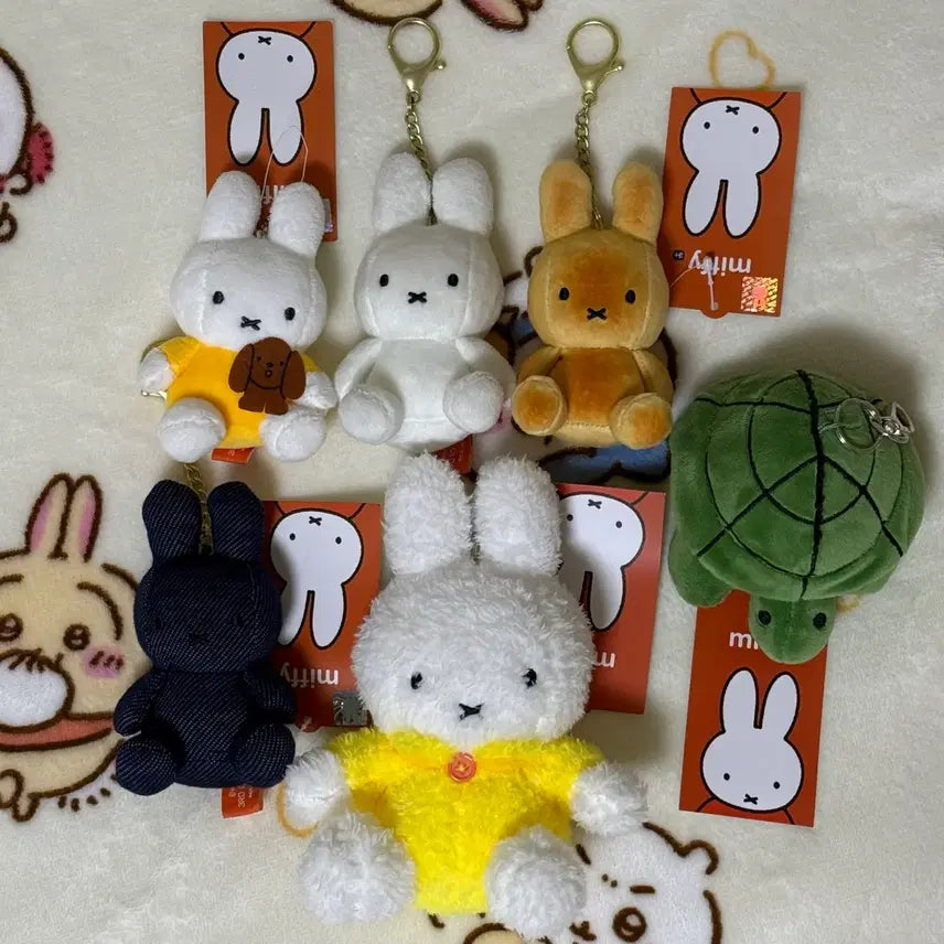 [BUNJANG] Miffy "Night Glow Turtle" Plush Bundle Set / 미피 야광 빵 거북이 인형 등 일괄