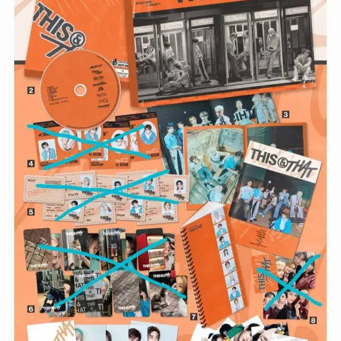 [BUNJANG] Stray Kids GO生 GO LIVE WORLD SEESAW Album Set (Unsealed) / 스트레이키즈 스키즈 디스앤댓 일반반 개봉앨범 세트 양도 판매