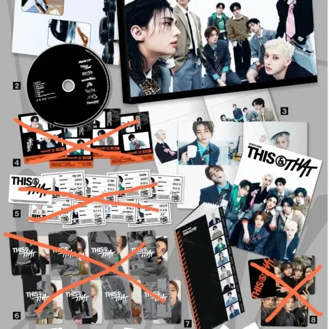 [BUNJANG] Stray Kids GO生 GO LIVE WORLD SEESAW Album Set (Unsealed) / 스트레이키즈 스키즈 디스앤댓 일반반 개봉앨범 세트 양도 판매