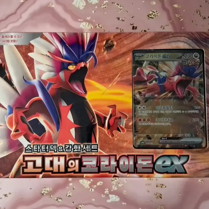 [BUNJANG] Pokemon Card Ancient Roaring Moon ex Starter Deck &amp; Enhancement Set / 포켓몬 카드 "고대의 코라이돈ex" "스타터덱 &amp; 강화세트"
