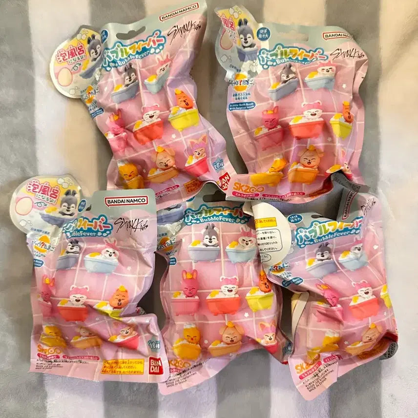 [BUNJANG] Stray Kids SKZOO Bubble Fever Figure 5-Member Set / SKZOO 버블피버 피규어 5종 세트