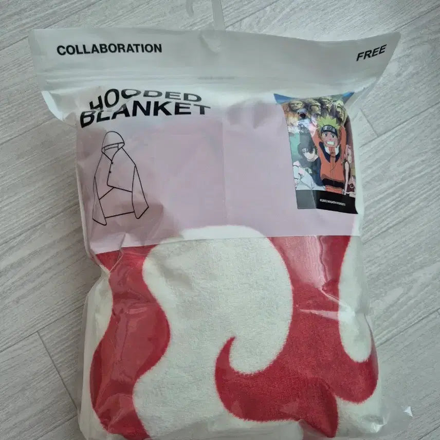 [BUNJANG] SPAO Naruto Hokage Blanket / 나루토 스파오 호카게 담요