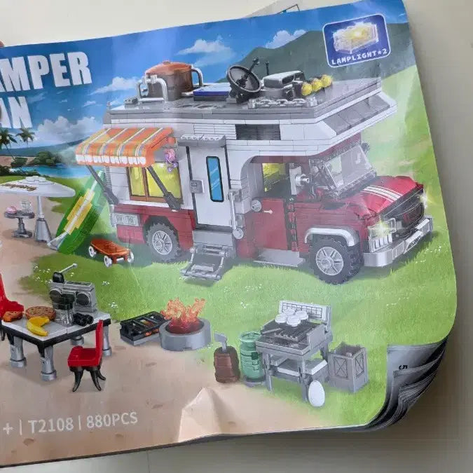 [BUNJANG] Compatible Lego Bulk Building Blocks (Camping Car + Castle Set) / 호환레고 벌크블럭