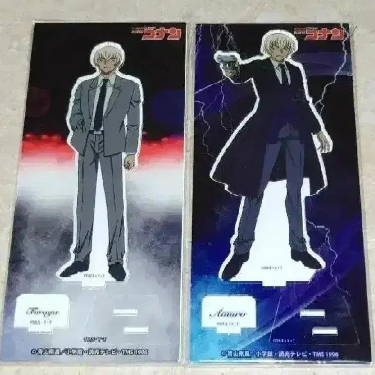 [BUNJANG] Detective Conan Toasted Angel Acrylic Stand Amuro Tooru Furuya Rei Bourbon Set of 2 (Sealed) / 미개봉+2개세트) 명탐정코난 아크릴스탠드 아무로 후루야 버번 버본 타천사