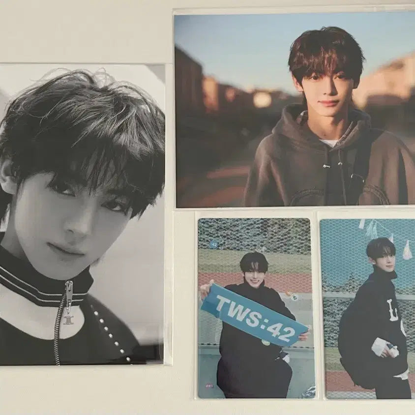 [BUNJANG] TWS HanJin 42 Club Photocard and Postcard Set / 투어스 한진 포카 42클럽