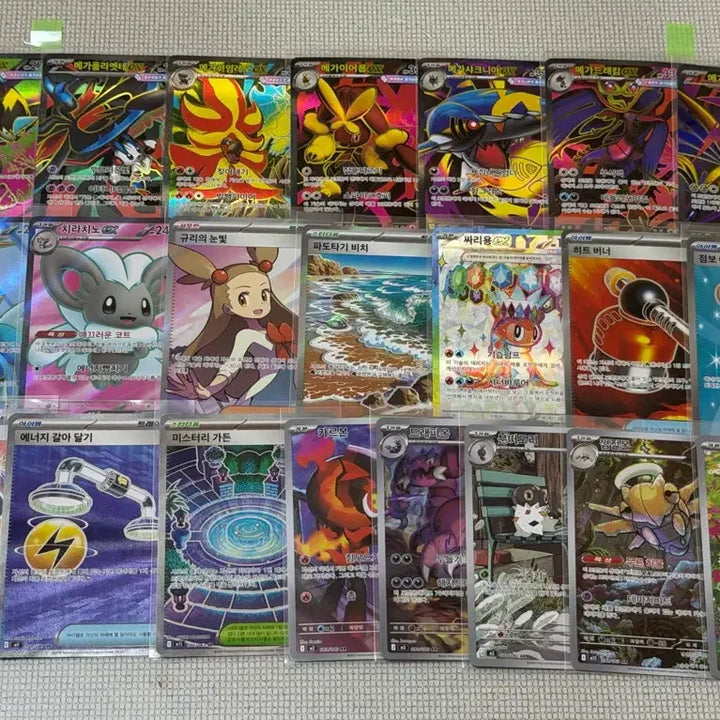 [BUNJANG] Pokemon TCG SR AR Cards Bundle Set - Popular Cards Included, No Duplicates, Excellent Condition / 최저가) 포켓몬카드 SR AR 인기카드 포함 미중복 일괄 상태최상