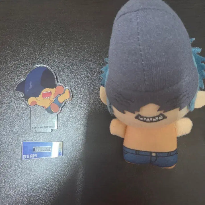 [BUNJANG] Chainsaw Man Beam Acrylic Stand &amp; Chibi Plush Bundle Set / 일괄) 더이상가격내림X)체인소맨 빔 아크릴 스탠드, 인형(치비구루미)