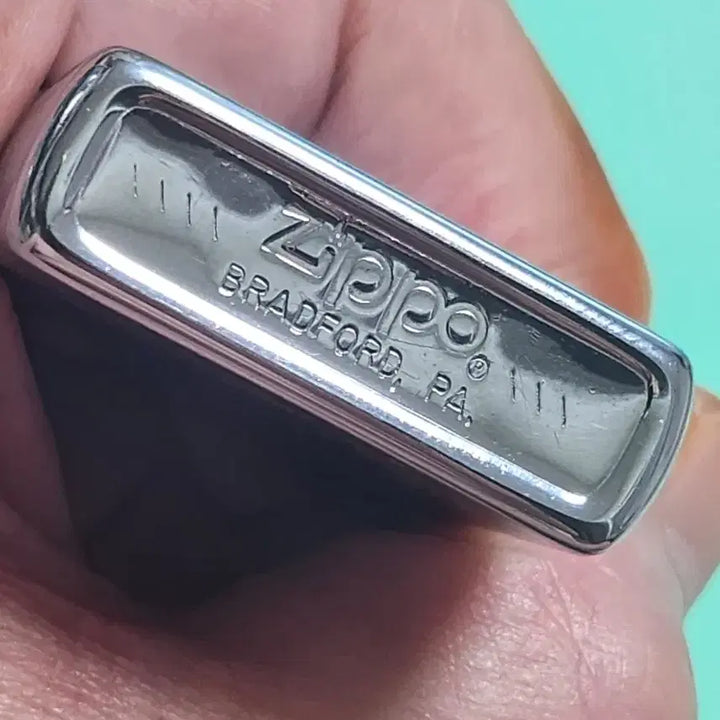 [BUNJANG] Zippo Lighter 1981 Saudi Arabia Map Engraved Authentic / 지포 라이터 정품,1981년사우디아라비아 지도 각인