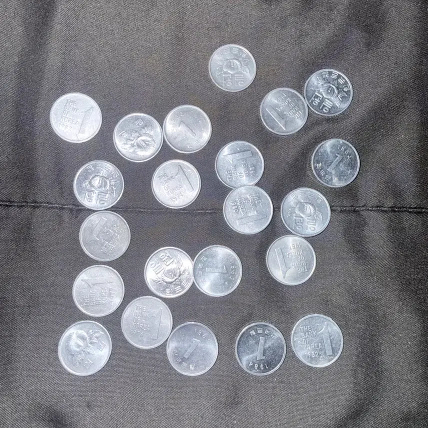 [BUNJANG] 1 Cent Coins (22 pcs) - Uncirculated / 준미사용 1원 동전 22개