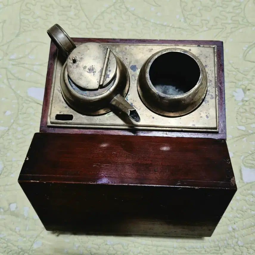 [BUNJANG] Vintage Brass Teapot Set / 빈티지 황동 찻주전자 세트 근대사 수집용