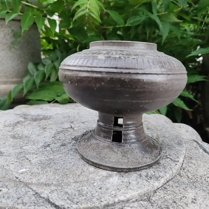 [BUNJANG] Gaya Pottery Pedestal Earthenware Pot / (근작)가야토기 굽다리 토기호