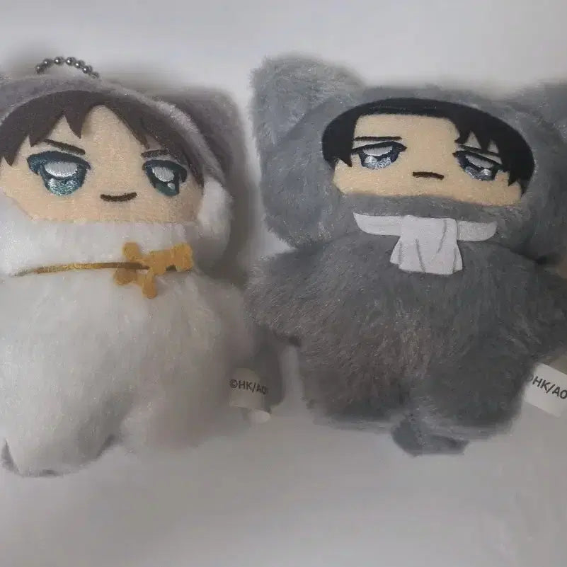 [BUNJANG] Attack on Titan Eren, Levi, Chimi Kemono Bundle Set / 진격의거인 에렌 리바이 치미케모 누이 인형