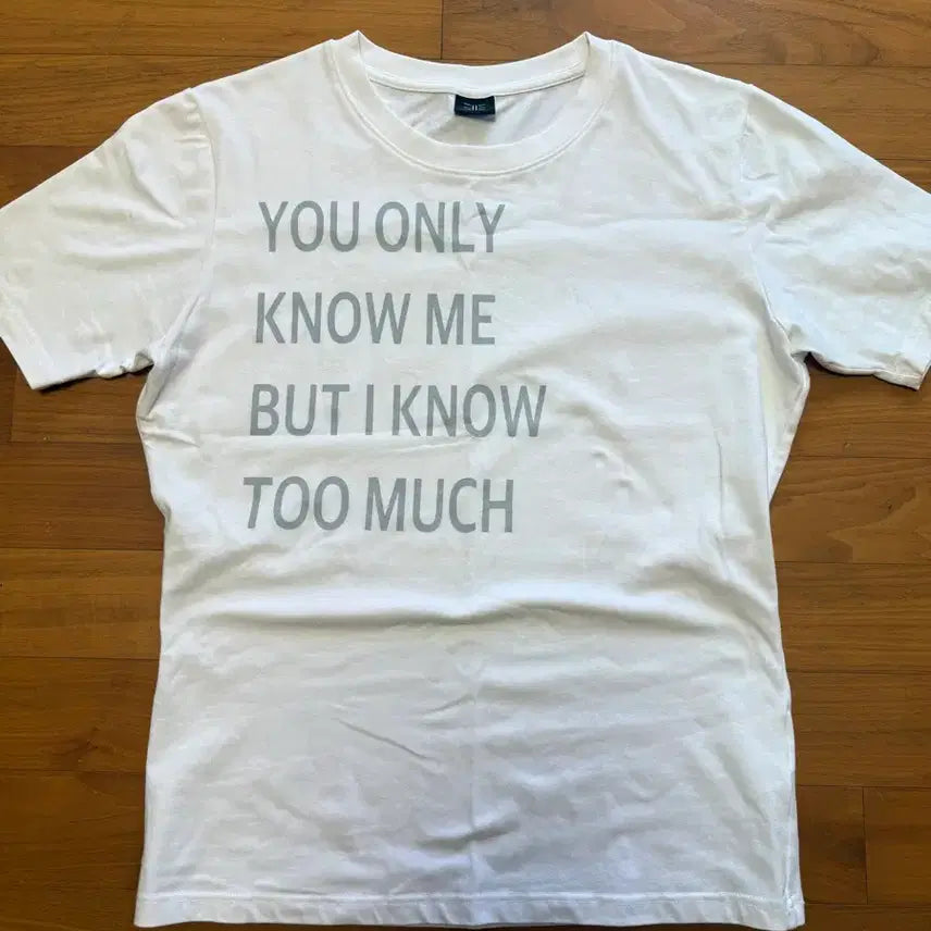 [BUNJANG] TAEHOSEOUL You Only Know Me L T-shirt / 태호서울 you only know me L