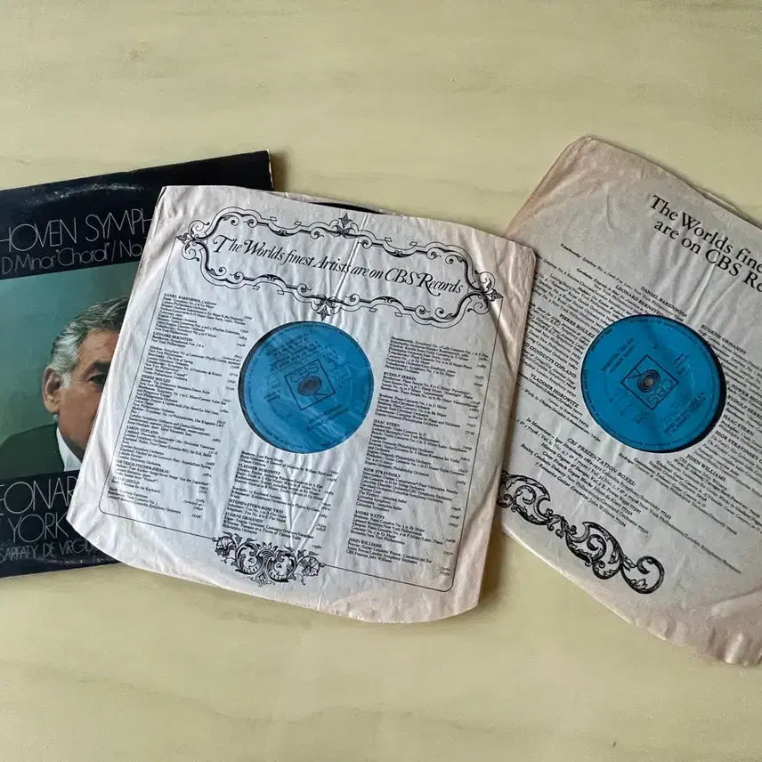 [BUNJANG] Leonard Bernstein New York Philharmonic Beethoven Symphony No. 9 &amp; No. 7 1st Edition 2LP Set / 초판)베토벤교향곡 9번 &amp; 7번 레너드 번스타인 뉴욕 필하모닉