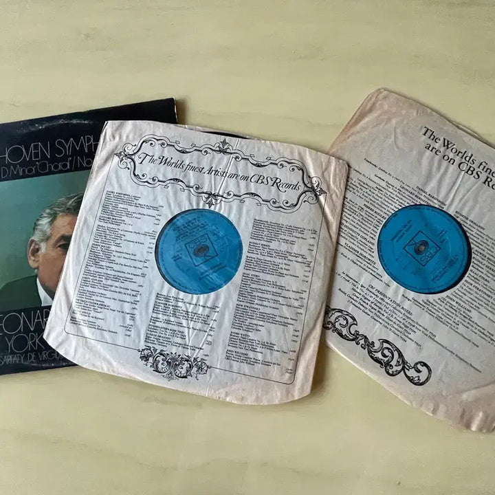 [BUNJANG] Leonard Bernstein New York Philharmonic Beethoven Symphony No. 9 &amp; No. 7 1st Edition 2LP Set / 초판)베토벤교향곡 9번 &amp; 7번 레너드 번스타인 뉴욕 필하모닉