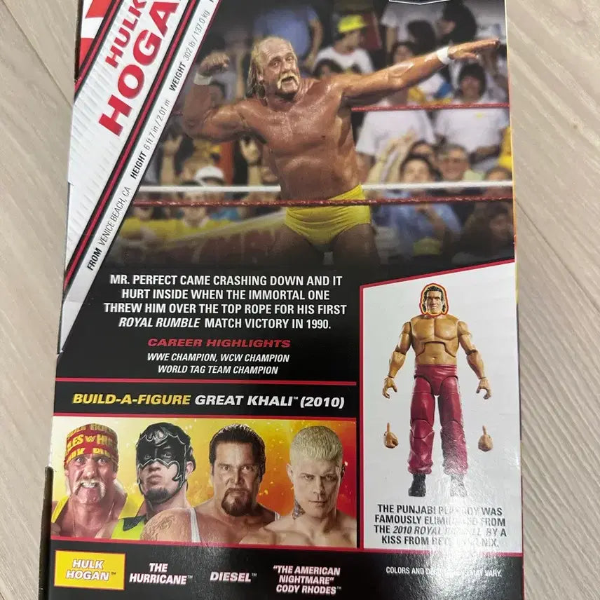 [BUNJANG] WWE Royal Rumble Hulk Hogan Action Figure / 대표이미지 WWE 2025 로얄럼블 헐크호건 프로 레슬링 액션 피규어