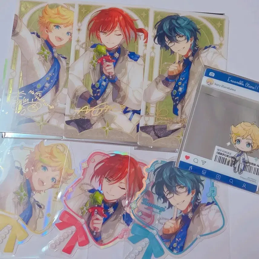 [BUNJANG] Ensemble Stars! MoFun Popup Merchandise Bundle Set - Sora, Natsume, Tsumugi Card / (일괄) 앙스타 앙상블스타즈 모펀 팝업 5만원 특전 소라 나츠메 츠무기 카드