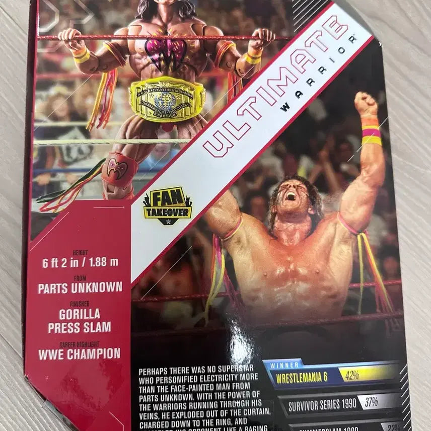 [BUNJANG] WWE Ultimate Edition Ultimate Warrior Action Figure / WWE 얼티밋 에디션 얼티밋 워리어 액션 피규어 판매합니다