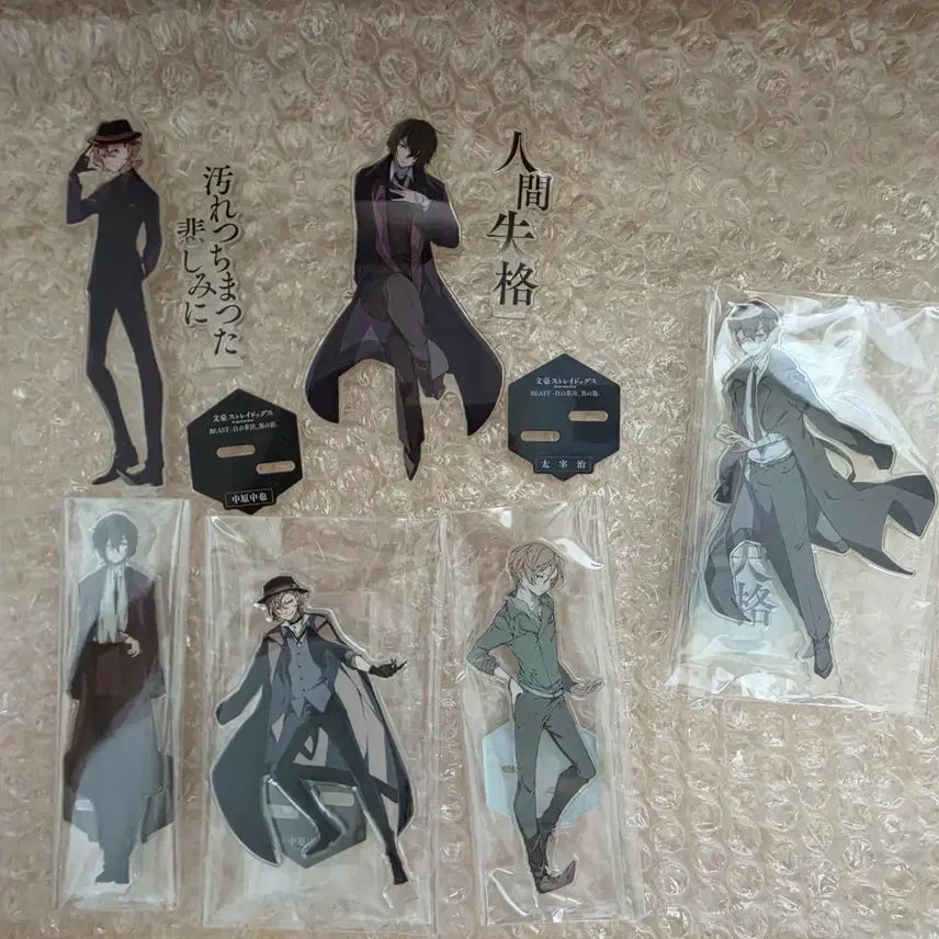 [BUNJANG] Bungo Stray Dogs Young Ace Original Art Acrylic Stand Set (6 Types) / 문호 스트레이독스 영에이스 원화 아크릴 스탠드 (6종)