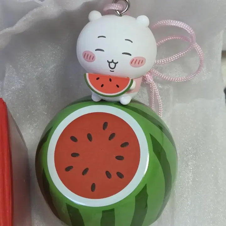 [BUNJANG] Chiikawa Fuuring Watermelon Summer Mascot NEW / 치이카와 후우링 애니마이 여름 치이카와 풍경 새상품