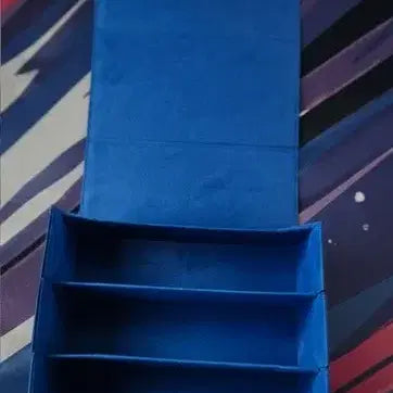 [BUNJANG] Basilisk 3-Slot Card Holder Black+Blue / 가격인하] S급) 바실리스크 블랙+블루 3구 카드 수납함 (등급카드가로가능)