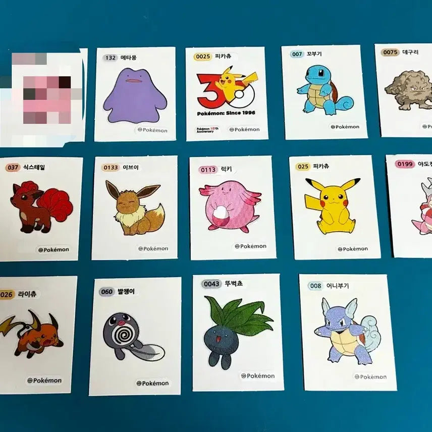 [BUNJANG] Pokemon Stickers Bundle / 포켓몬 띠부실 판매 구함