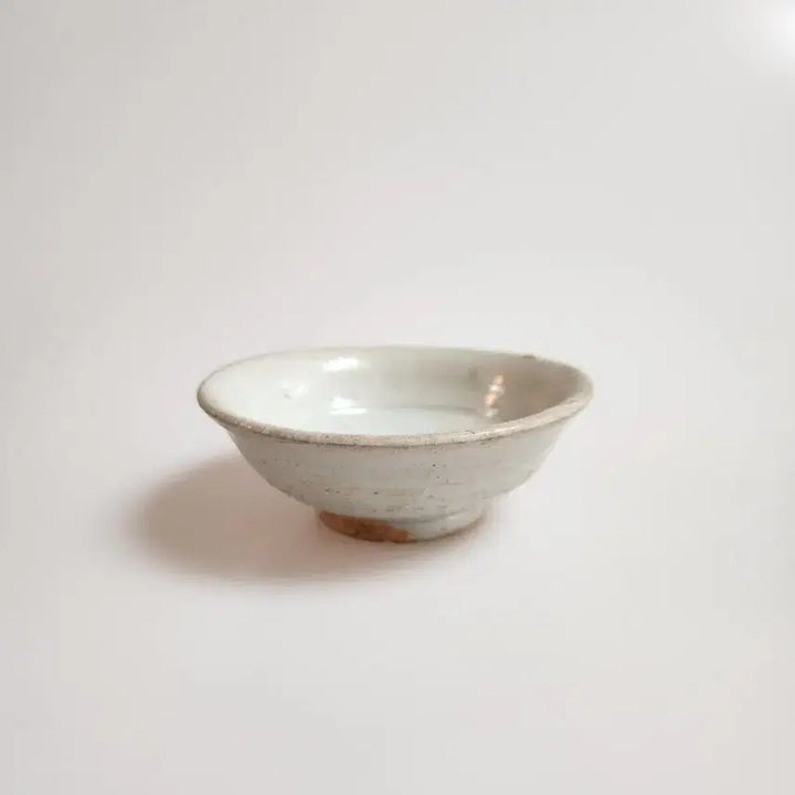 [BUNJANG] Joseon Dynasty Early Period White Porcelain Tea Cup / 골동품 조선시대 초기 조선백자 백자잔