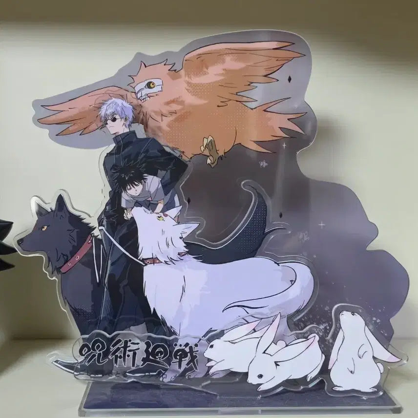 [BUNJANG] Jujutsu Kaisen Satoru Gojo &amp; Baby Megumi Acrylic Stand / 주술회전 고죠 사토루 아기 메구미 아크릴 스탠드