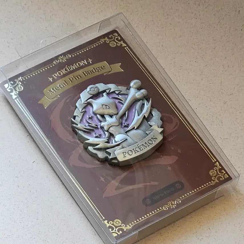 [BUNJANG] Mewtwo Pin Badge / 포켓몬 핀뱃지(뮤츠)