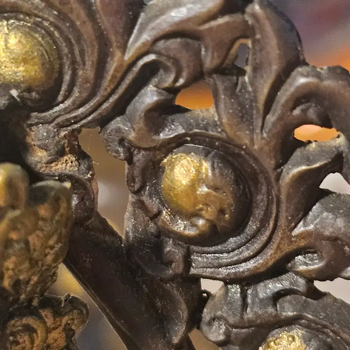 [BUNJANG] Tibetan Buddhist Multivorous Heavenly King Vaisravana Metal Statue Handcraft / 티베트 불교 다문천 비사문천 바이슈라바나 금속 불상 수공예