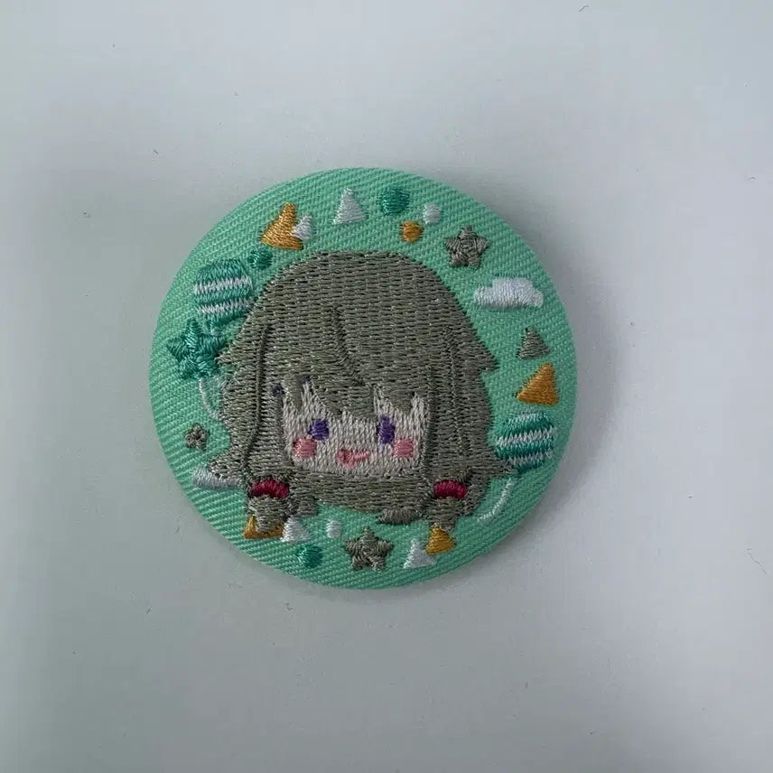 [BUNJANG] Proseka Embroidered Can Badge Nene / 프로세카 자수 캔뱃지 네네
