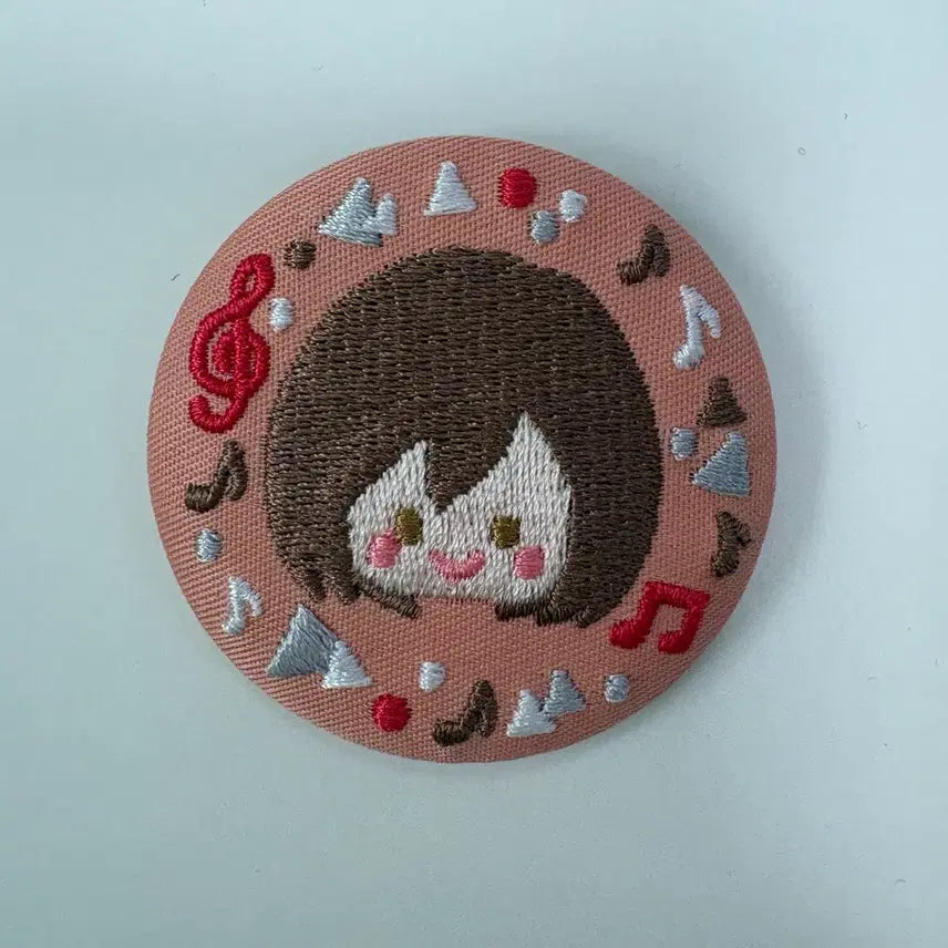 [BUNJANG] Project Sekai Embroidered Can Badge - Meiko / 프로세카 자수 캔뱃지 메이코
