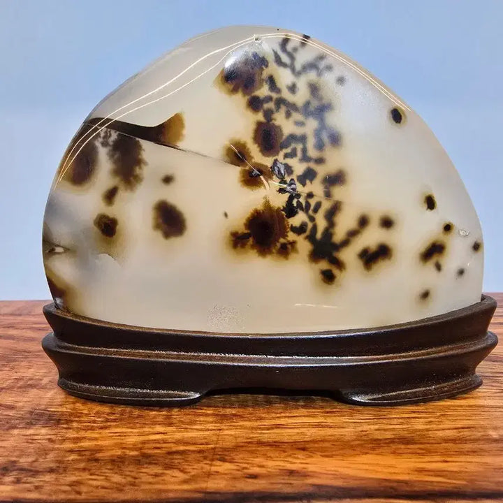 [BUNJANG] Agate Stone Mineral "Plum Blossom" / 26081232 좋은 기운을 주고 매화꽃 문양이 환상적인 마노석 광물 수석 팝니다